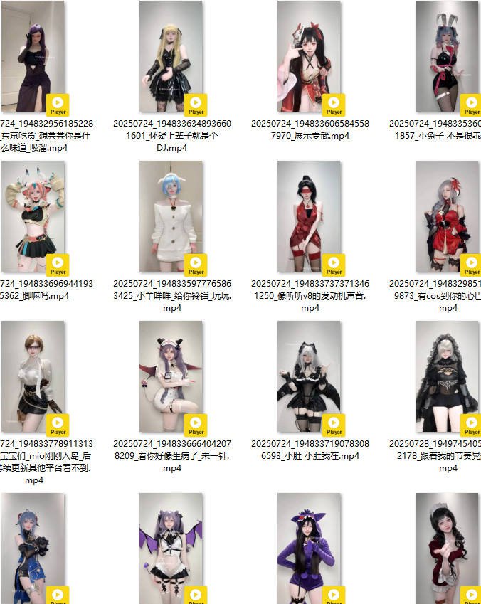 mio 2025-07-28 16:15:04 视频合集 16v