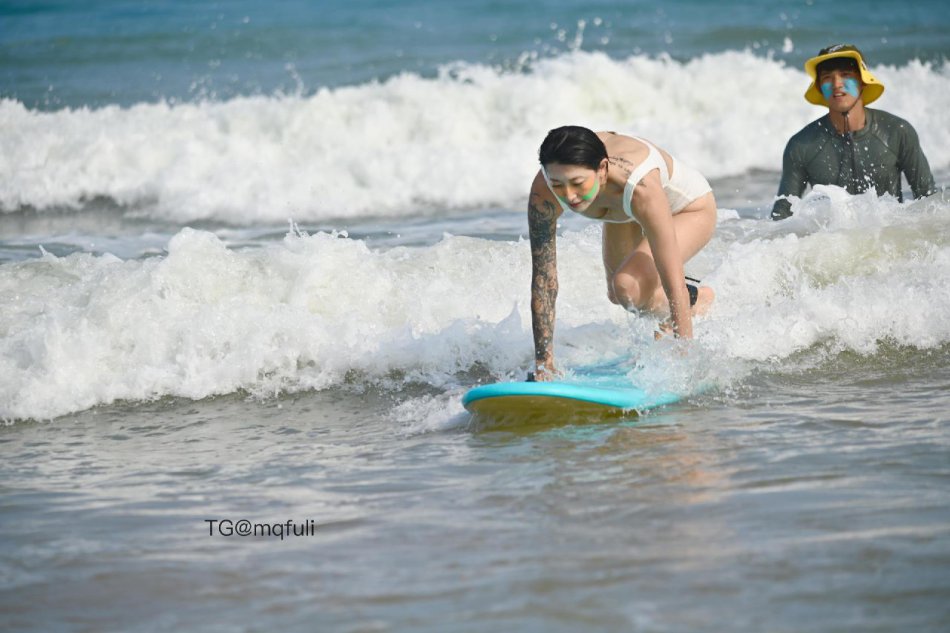 栗子Chen 2025-09-05 16:42:48 纯白泳衣🩱 海上玩水是真幸福呀☺️ 第3张