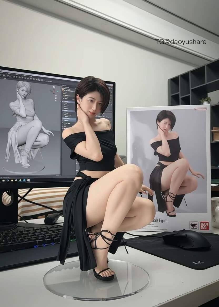 短发那只猫 2025-09-24 09:23:23 粉丝给我做的ai手办好不好看 第3张