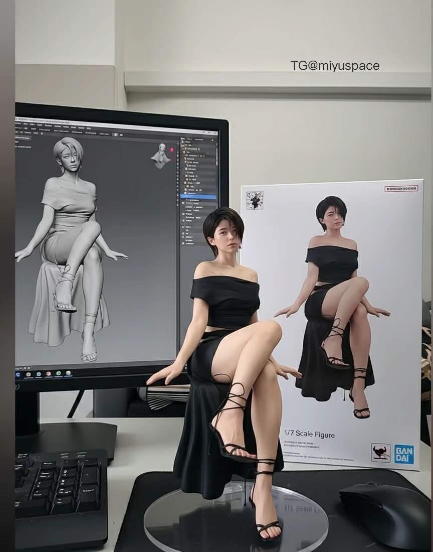 短发那只猫 2025-09-24 09:23:23 粉丝给我做的ai手办好不好看 第5张