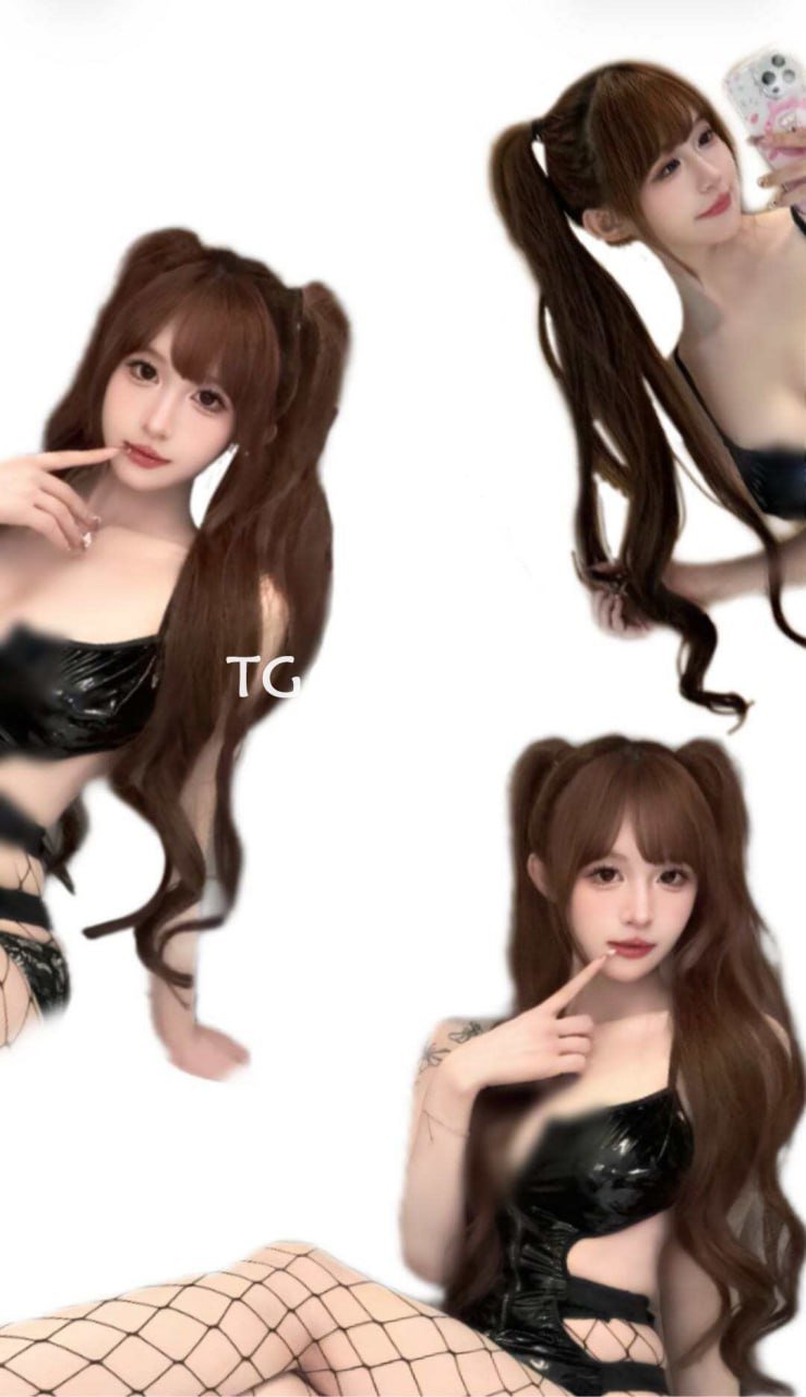 超蓝布罗莉#皮衣双马尾