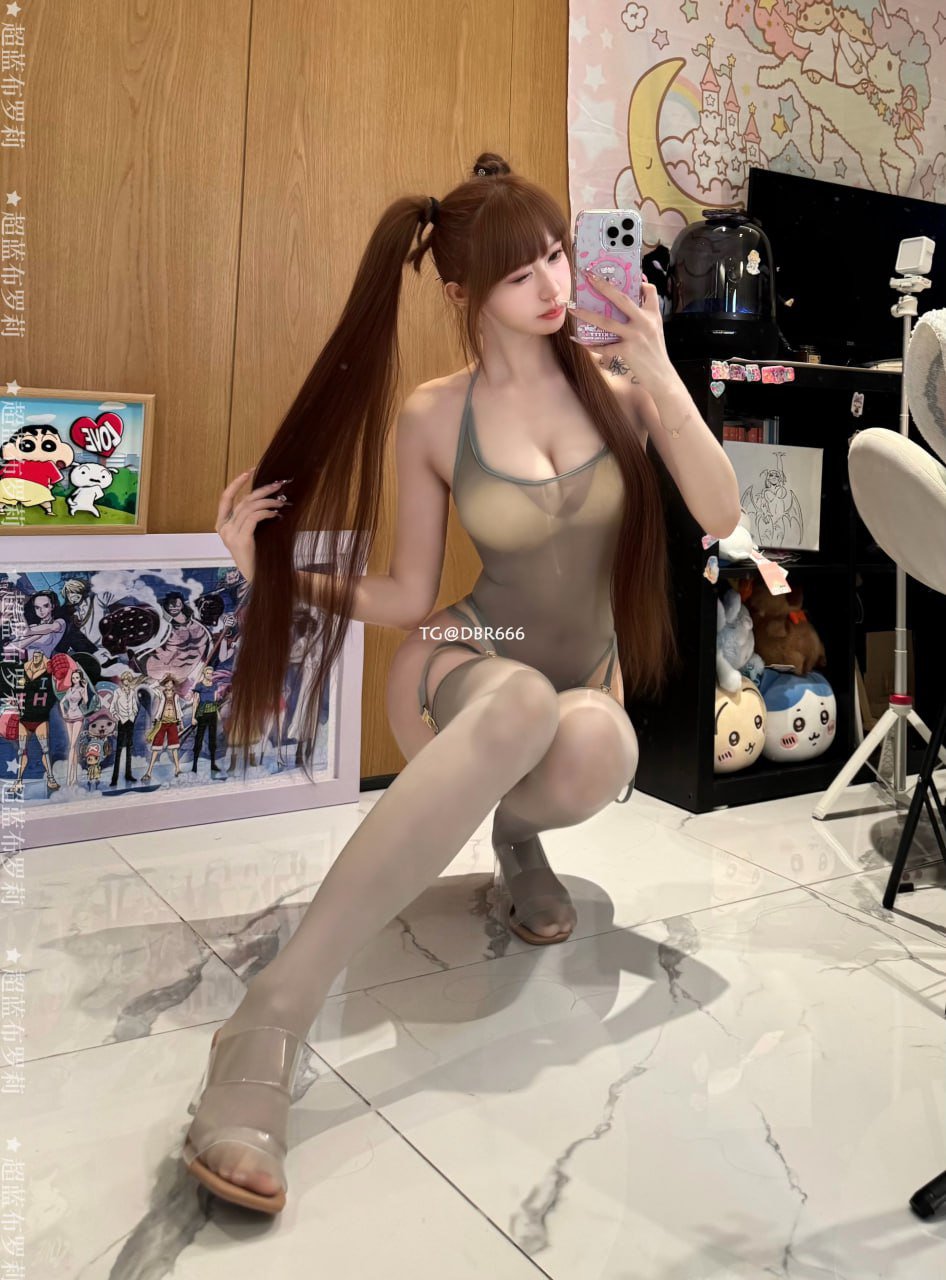 超蓝布罗莉#灰绿色连体衣