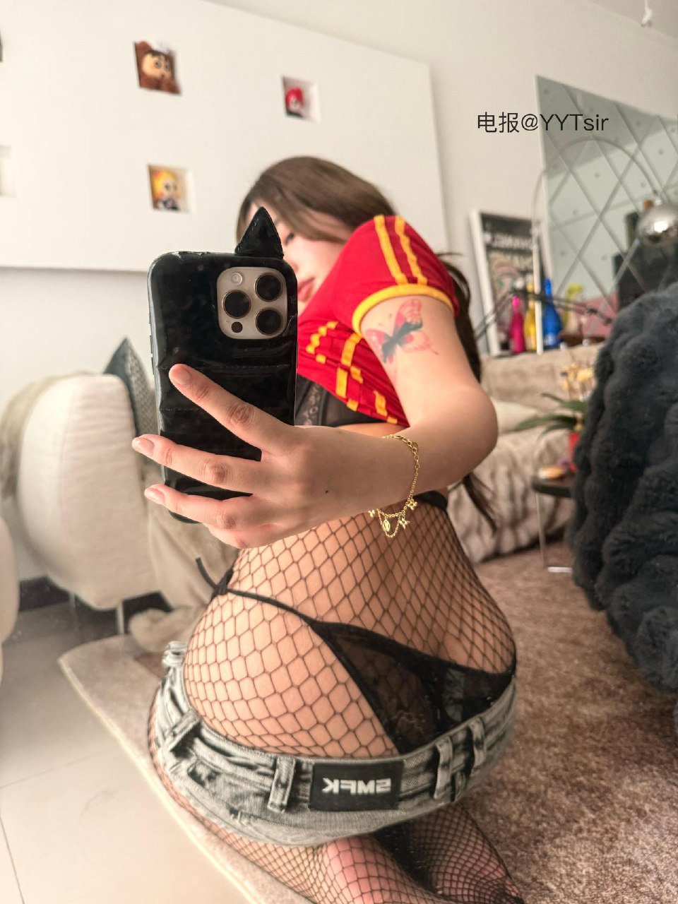 小优优子 2025-05-29 11:39:12 32张绝美大图~~~黑色👙➕渔网福利！ 小U优优子 第18张