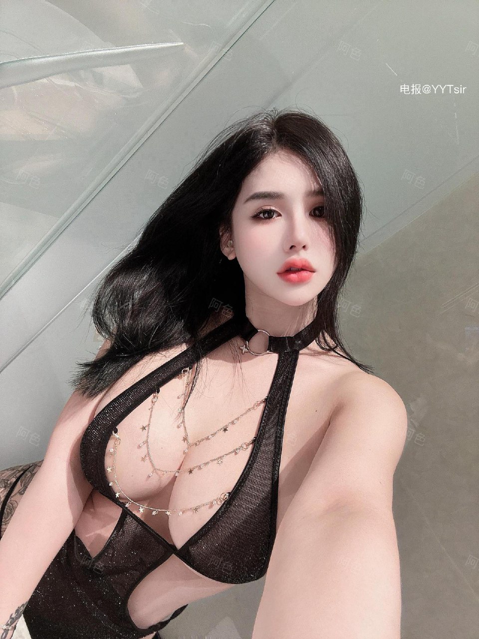 阿色 2024-06-29 14:56:30 铁粉专享贴 系带镂空旗袍裙➕一根绳丁字裤 图片 第1张