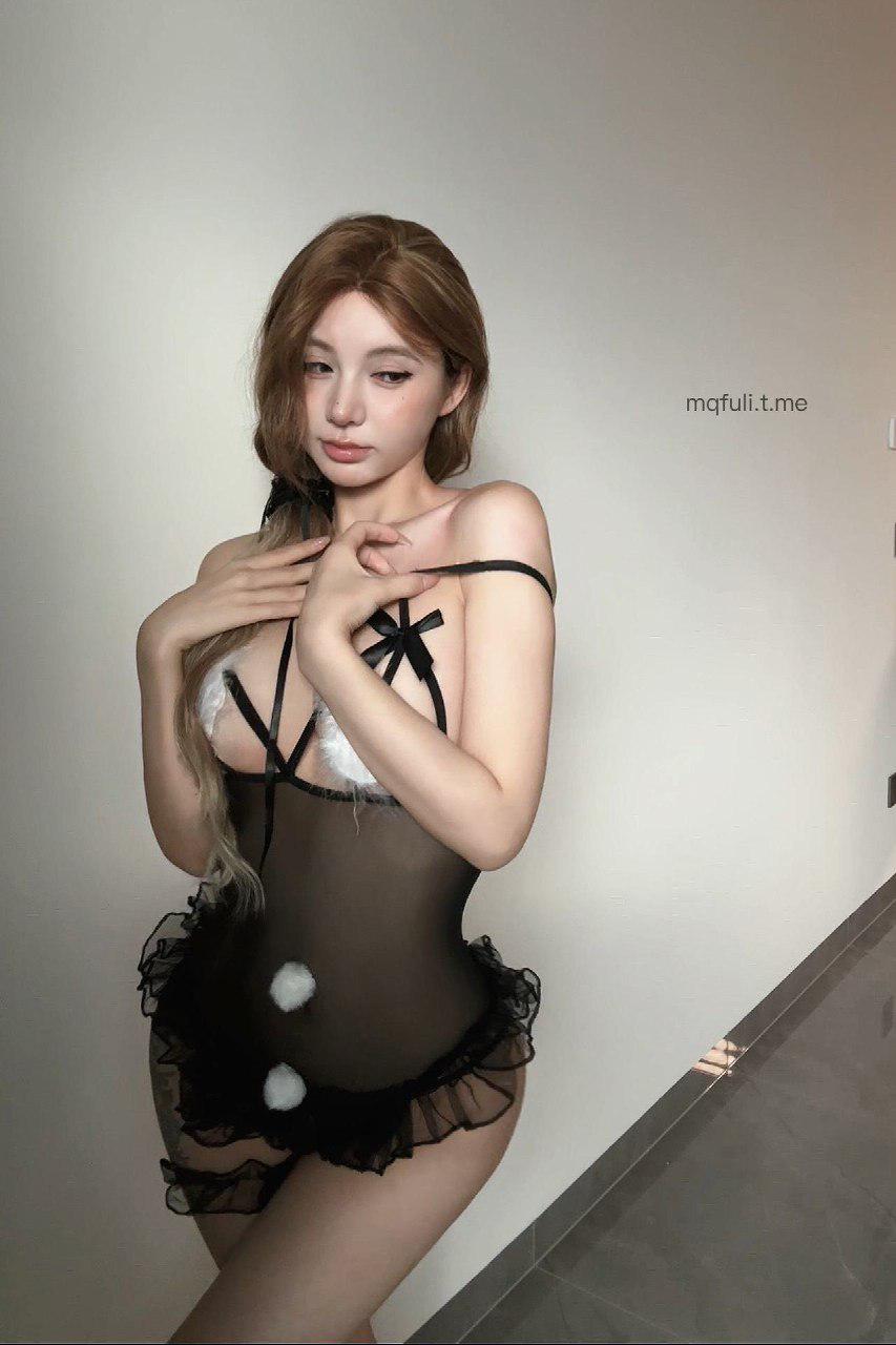 凌凌七DL 2024-11-30 11:36:37 猫咪女仆长裙黑丝cosplay女装制服女佣角色扮演 第9张