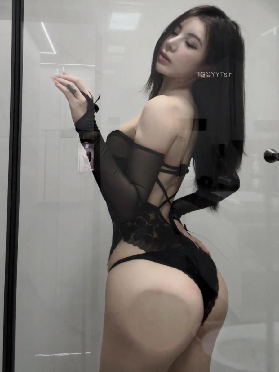 凌凌七DL 2025-04-04 08:50:53 性感黑色蕾丝睡衣套装💥丁字👙 第2张