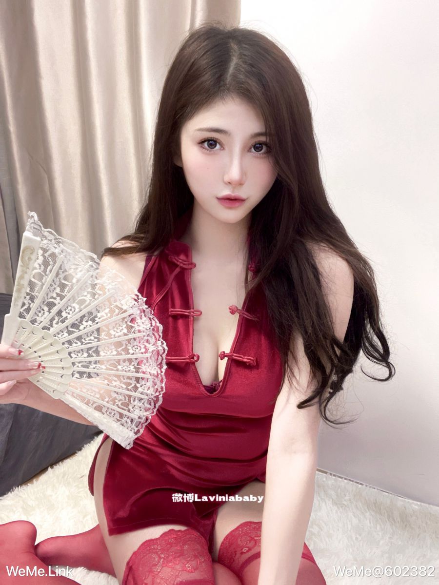 lavinia肉肉团 2022-01-07 12:11:24 好久不见旗袍系列一整套红色从里到外哦