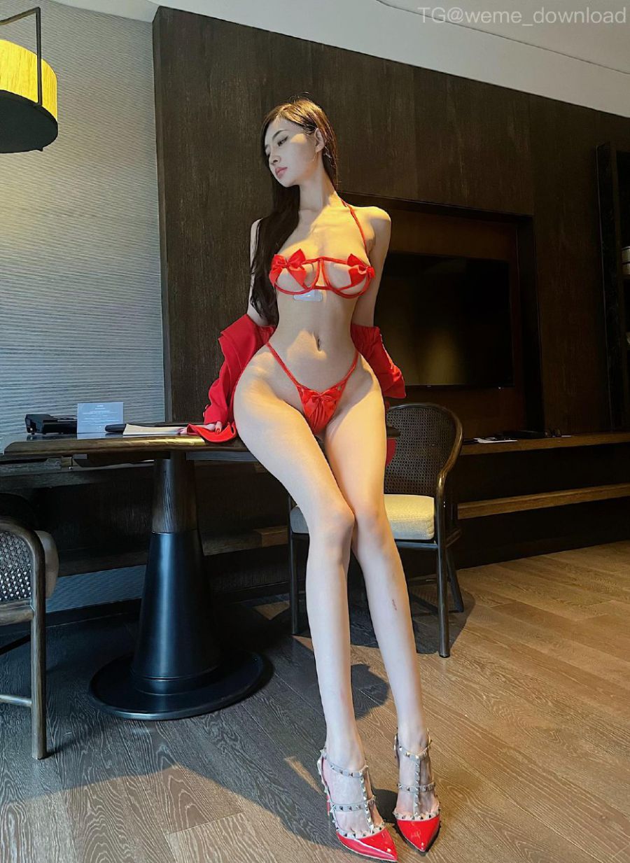 脸红Dearie_ 2022-09-15 18:39:01 穿上了这身红 结裆开部分 脸红Dearie 第3张