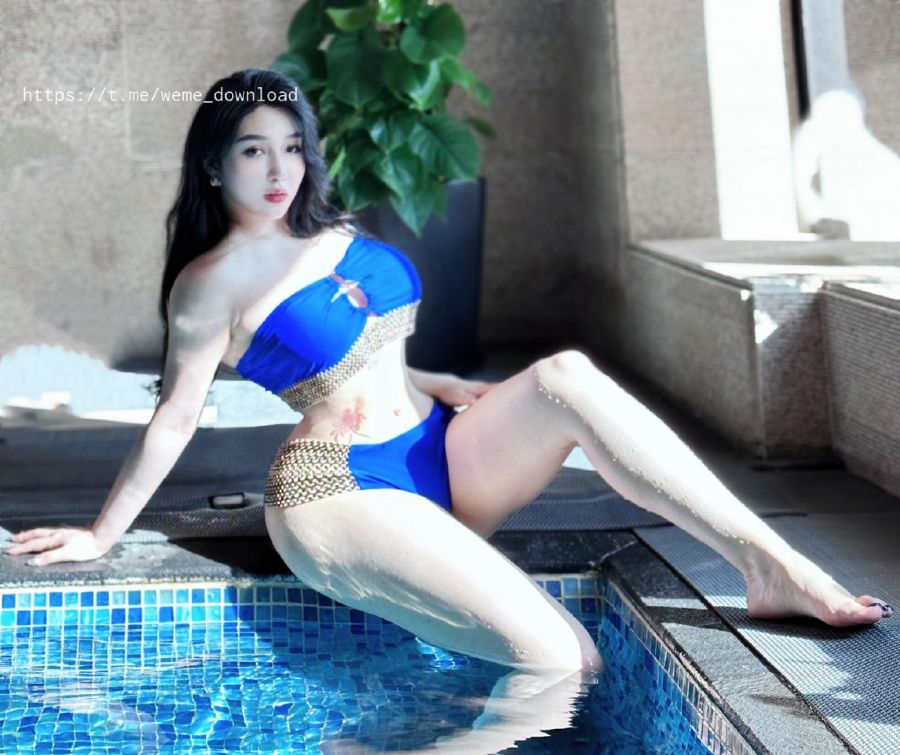 Eliya赵尹君伊 2023-08-19 17:22:22 嘉宾专享帖 泳池..配美人...画面感满满 教母eliy 第7张
