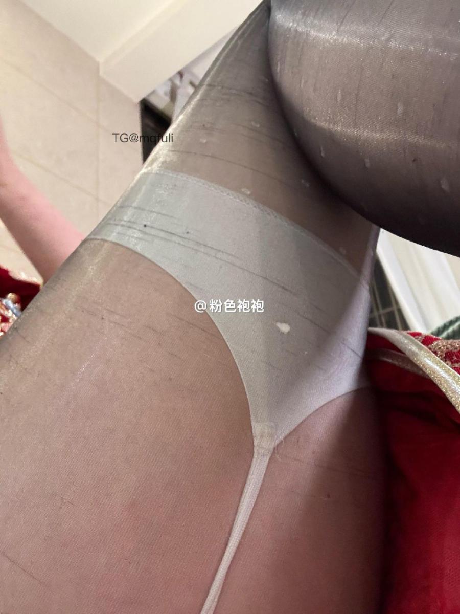 欧yy 2025-05-20 15:12:07 超绝婚服配上肉腿吊带袜 粉色袍袍 欧歪歪 第7张